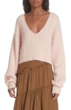 Women's 3.1 Phillip Lim Ribbed Wool Blend Sweater - Pink