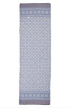 Women's St. John Collection Jaipur Border Silk Georgette Scarf, Size - Blue
