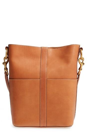 Frye Ilana Leather Bucket Hobo - Brown