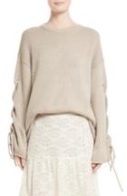 Women's See By Chloe Lace-up Sleeve Pullover