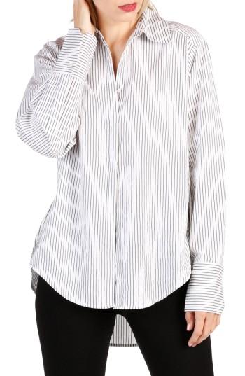 Women's Paige Clemence Stripe Shirt - Black