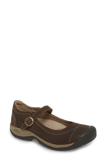 Women's Keen Presidio Ii Mary Jane Flat M - Brown