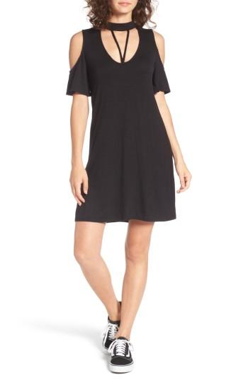 Women's Dee Elly Strappy Choker T-shirt Dress - Black