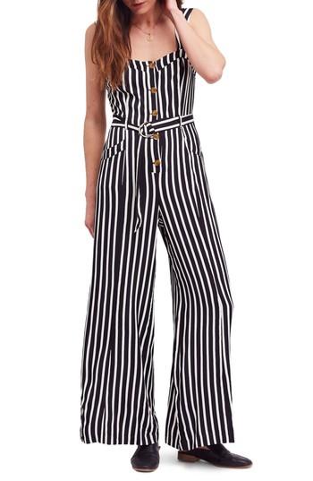 Women's Free People City Girl Jumpsuit - Black