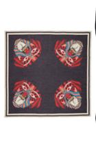 Women's Givenchy 4 Imperial Rottweiler Square Scarf, Size - Black