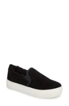Women's Jslides Arpel Faux Fur Lined Slip-on Sneaker .5 M - Black