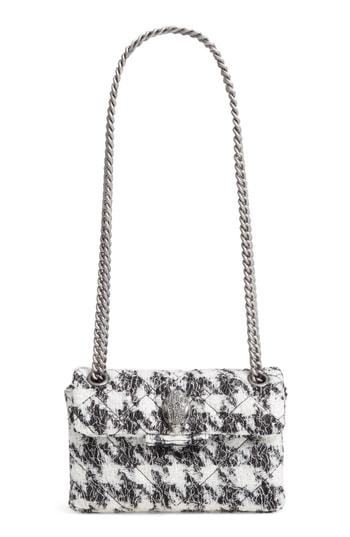 Kurt Geiger London Mini Kensington Tweed Crossbody Bag - Black