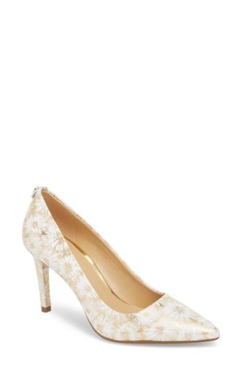 Women's Michael Michael Kors Dorothy Flex Pump .5 M - Metallic
