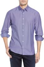 Men's Stone Rose Gradient Dot Fit Sport Shirt, Size Small - Blue