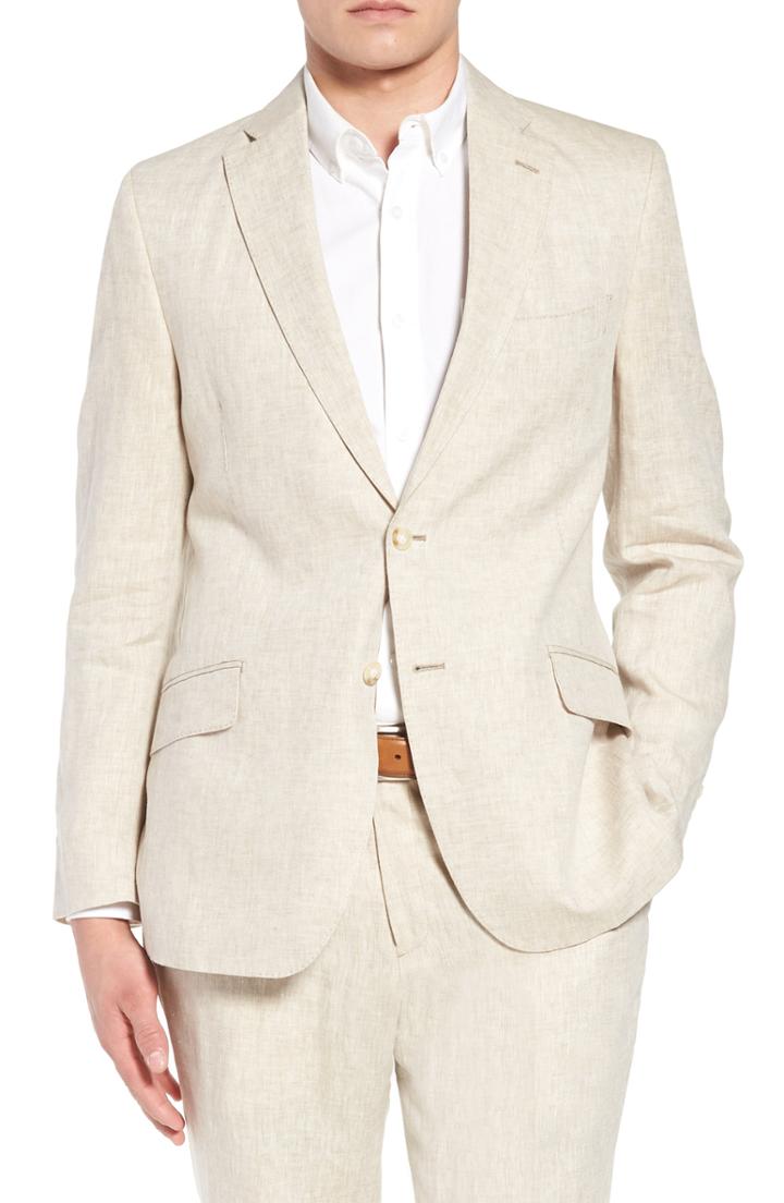 Men's Kroon Jack Aim Classic Fit Linen Blazer R - White