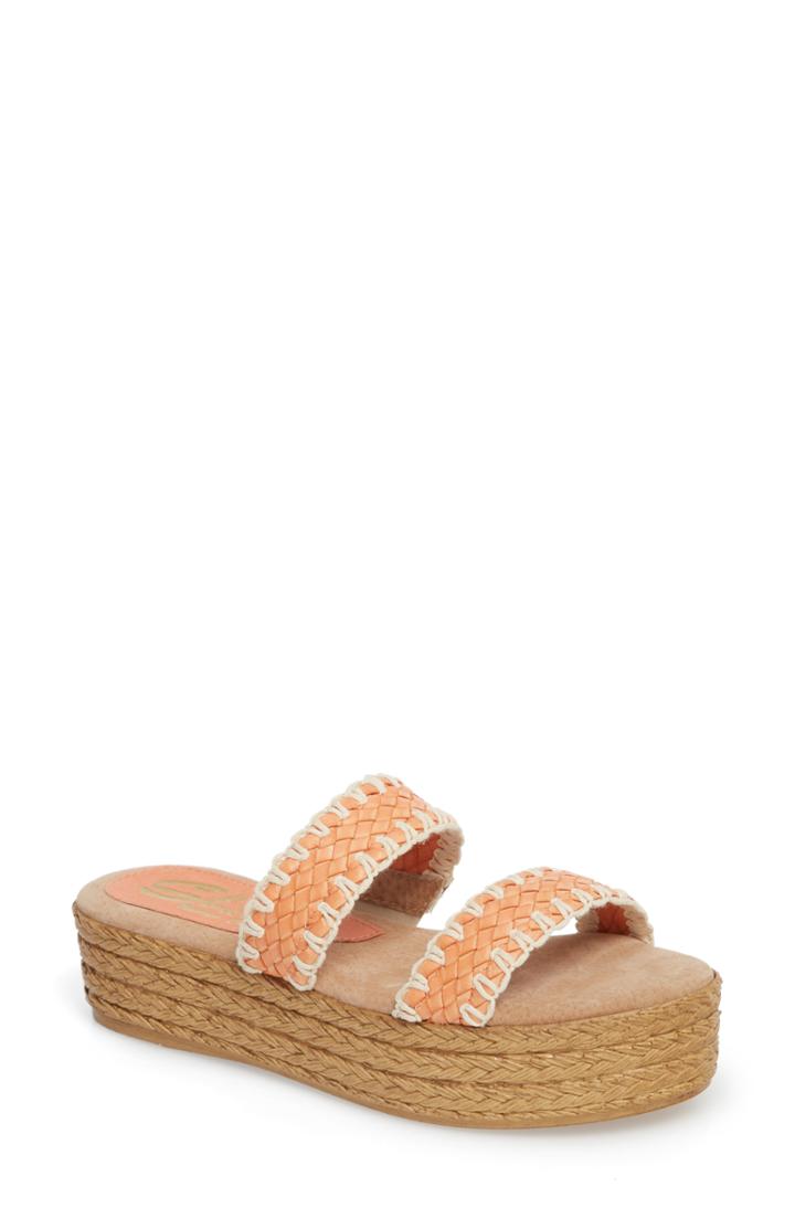 Women's Sbicca Anette Slide Sandal M - Coral