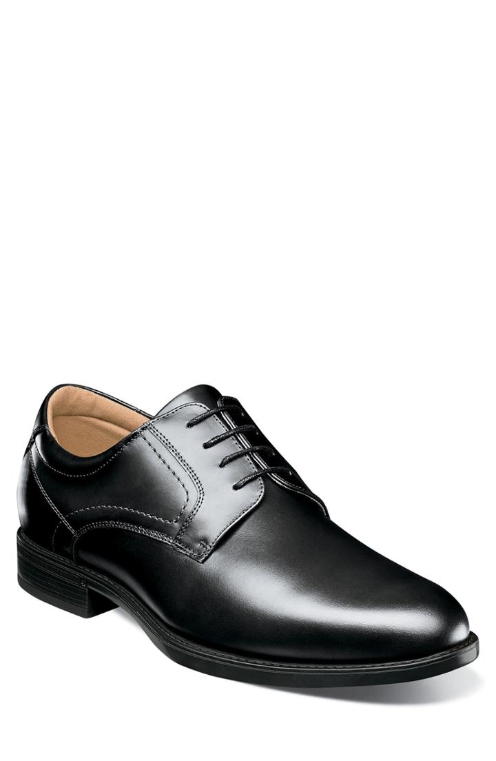 Men's Florsheim Midtown Waterproof Plain Toe Derby Eee - Black