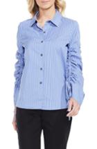 Women's Vince Camuto Simple Stripe Shirt - Blue