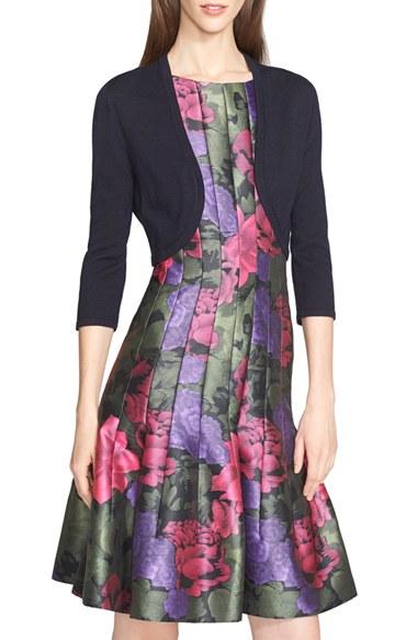 Women's Oscar De La Renta Cashmere & Silk Bolero