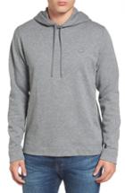 Men's Lacoste Brushed Fleece Hoodie (l) - Grey