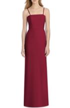 Women's Lela Rose Bridesmaid Bow Back Crepe Gown - Red