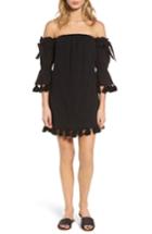 Women's Misa Los Angeles Helena Off The Shoulder Dress - Black