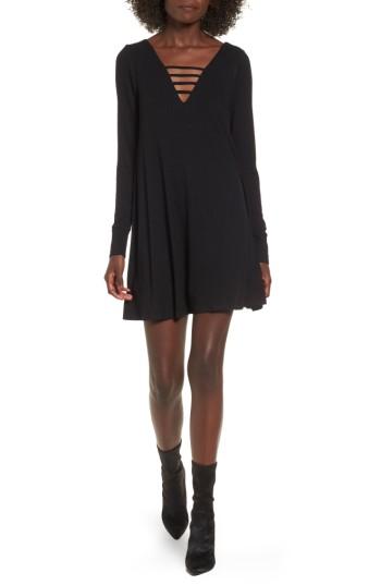 Women's Bp. Strappy Swing Dress - Black