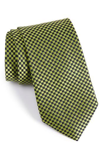 Men's Nordstrom Men's Shop Eternal Neat Silk Tie, Size - Green