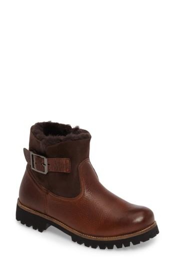 Women's Blackstone Ol06 Genuine Shearling Lined Bootie Eu - Brown