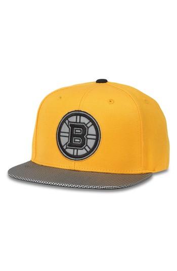Men's American Needle Chromel Nhl Baseball Cap - Yellow