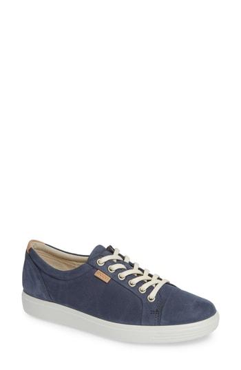 Women's Ecco Soft 7 Sneaker -5.5us / 36eu - Blue