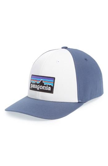 Men's Patagonia P-6 Roger That Baseball Cap - White