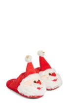 Women's Ugly Christmas Slippers Santa Scuff Slippers