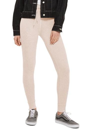 Women's Topshop Skinny Jogger Pants Us (fits Like 0-2) - Pink