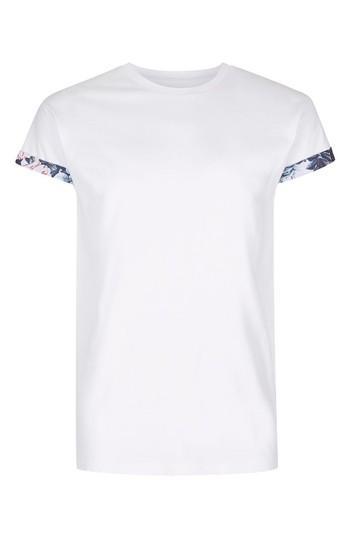 Men's Topman Floral Roller T-shirt, Size - White