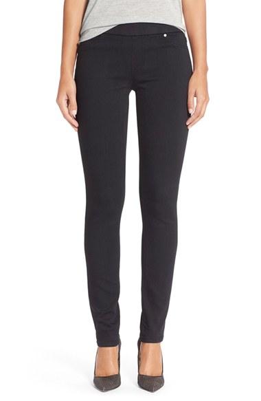 Petite Women's Liverpool Jeans Company 'sienna' Pull-on Knit Denim Leggings