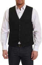 Men's Robert Graham Five Ponds Wool Vest - Black