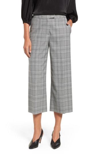 Women's Halogen High Leg Crop Pants - Black