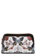 Ted Baker London Butterfly Print Cosmetics Case