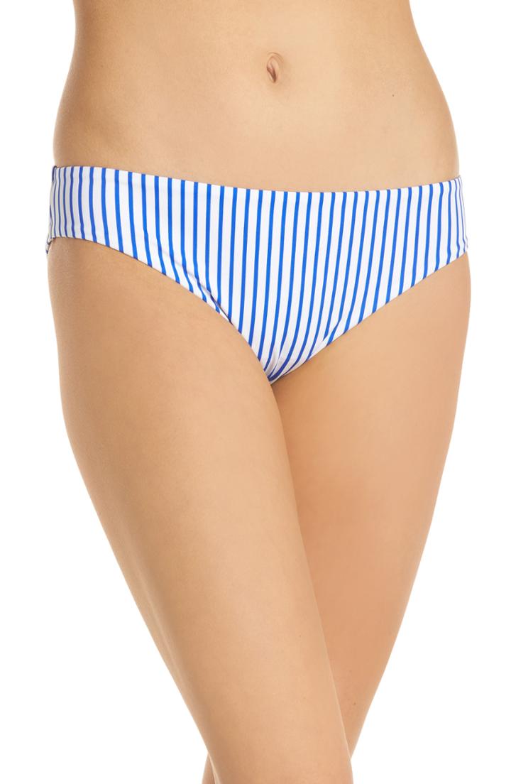 Women's Freya Totally Stripe Bikini Bottoms - Blue
