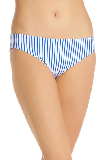 Women's Freya Totally Stripe Bikini Bottoms - Blue