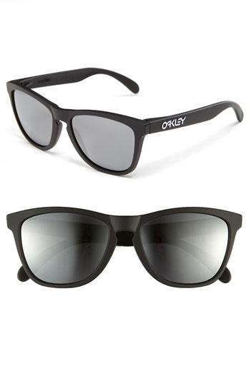 Women's Oakley 57mm Polarized Sunglasses - Matte Black/ Iridium Polarized