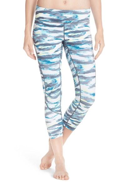 Women's Zella 'live In' Crop Leggings, Size - Blue