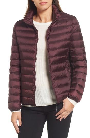 Women's Tumi Pax On The Go Packable Quilted Jacket - Red