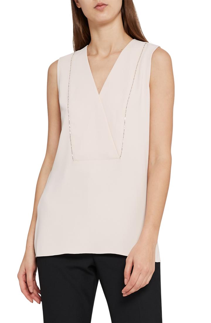 Women's Reiss Beaded Tank Us / 12 Uk - Pink