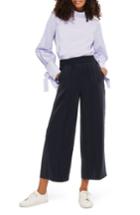 Women's Topshop Wide Leg Trousers Us (fits Like 2-4) - Blue