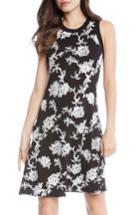 Women's Karen Kane Embroidered Knit Dress - Black