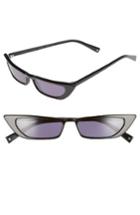 Women's Kendall + Kylie Vivian Extreme 51mm Cat Eye Sunglasses - Black