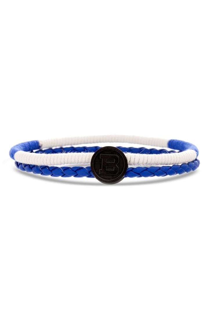 Men's Ben Sherman Leather & Cord Bracelet