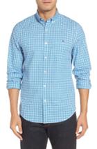 Men's Vineyard Vines Birch Island Slim Fit Check Sport Shirt - Blue