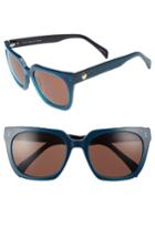 Women's Draper James 54mm Square Sunglasses - Blue