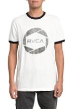 Men's Rvca Big Network Ringer T-shirt - Ivory