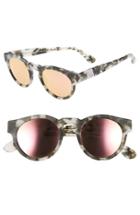 Women's Olivia Palermo X Westward Leaning 'voyager' Mirrored Sunglasses -