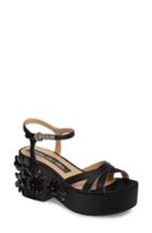Women's Marc Jacobs Callie Embellished Platform Sandal Us / 35eu - Black