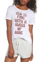 Women's Chaser All Is Fine Jersey Tee - White